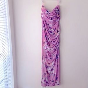 Fashion Nova floral mesh dress